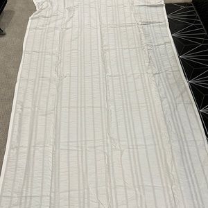 Window curtain panels (2). 50” x 95” tall.